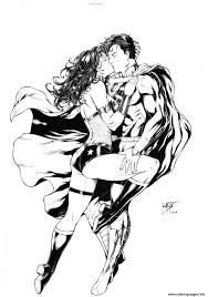 One of the greatest comic book characters. Print Superman And Wonder Woman By Leomatos Coloring Pages Superman Wonder Woman Wonder Woman Superhero Superman Love