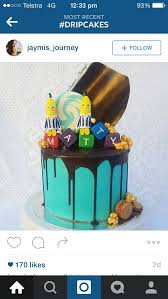 Bananas In Pajamas Drip Cake Banana Party Banana In Pyjamas Drip Cakes