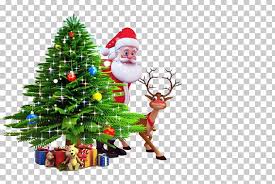 Fir pine family christmas decoration for christmas. Santa Claus Reindeer Christmas Tree Png Clipart Christmas Christmas Decoration Christmas Frame Christmas Lights Deer Free