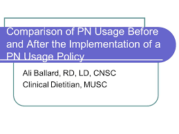 Comparison Of Pn Usage Before And After The Implementation