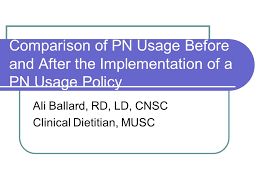 comparison of pn usage before and after the implementation