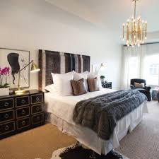 Cozy white christmas bedroom with neutral throw pillows and bedding. Black White Gold Bedrooms Houzz