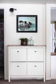 Ikea Shoe Cabinet Hack Als Faux Eingebauter Flurspeicher Ikea Schuhschrank Hack Als Faux Eingebauten Ikea Schuhschrank Flurschrank Ikea Hemnes Schuhschrank
