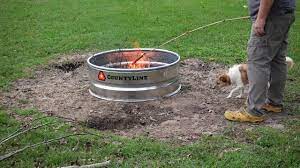 We used the fire pit the next day and everything worked well and looked great. Tractor Supply Countyline Fire Pit Ring Youtube