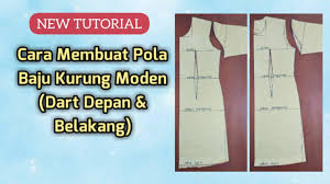 Check spelling or type a new query. Pola Baju Kurung Moden Dart Depan Belakang Youtube