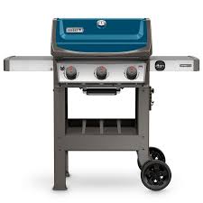 Weber Spirit Ii E 310 3 Burner Propane Gas Grill In Sapphire 45020001 The Home Depot Propane Grill Gas Grill Propane Gas Grill