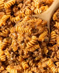 As a newlywed, i was so grateful to my mom for sharing this easy recipe, notes sandy mckenzie of braham, minnesota. Ground Beef Pasta The Cozy Cook