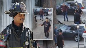 Chicago Fire' actor Brian J. White helps detain illegal immigrant with  blowtorch near LA fire zone