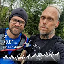 Veckans långpass avslutades med 70km trail. Härlig söndag med sällskap de  första 41km av min vän Christopher Johansson Instagram:  Loco_ultrarumner1977