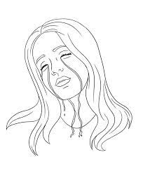 On our site, you can download coloring pages billie eilish and print for free. Billie Eilish Coloring Pages Coloring Home
