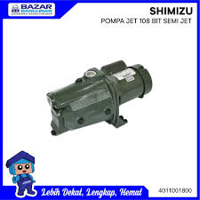 Harga lebih murah dari pada model jet pump. Shimizu Pompa Air Semi Jet Pump Jetpump Sumur Dangkal 108 Bit Shopee Indonesia