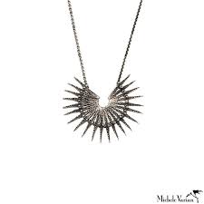 Stingray Goddess Necklace Michele Varian Goddess Necklace Brass Necklace Pretty Jewellery