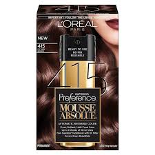 3 Boxes Loreal Superior Preference Mousse Absolue 400 Pure Dark Brown