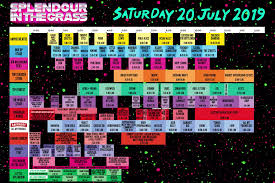 Since its inauguration, the festival has also been held in various locations near byron bay, new south wales, and woodford, queensland. Splendour In The Grass 2019 Set Times Final Ticket Release My Splendour Splendar Lineup Change Byron Bay Blog