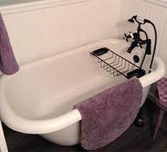 Pillows, down bedding, memory foam, mattress pads & toppers Clawfoot Tub Caddies Enhance Your Relaxation Time