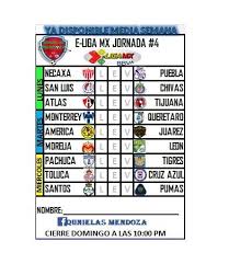 Participan automáticamente por el título de campeón de la liga mx en los torneos apertura 2021 y clausura 2022, los doce primeros clubes de la tabla general de clasificación de cada torneo al término de las 17 jornadas. Jornada 4 Liga Virtual Mx Costo Quinielas Mendoza Facebook