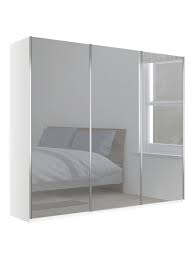 Whether a conventional hinged wardrobe or one with contemporary sliding doors, mirrors add functionality. John Lewis Partners Elstra 250cm Wardrobe With Mirrored Sliding Doors At John Lewis Partners