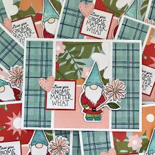 Yep, these scrapbook layouts were all made from our halloween themed paper kit, jeepers creepers. Love You Gnome Matter What Valentine Day Cards Valentines Cards Stamped Cards