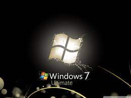 Windows 7 Ultimate Bright Black Hd Desktop Wallpaper Widescreen Windows Wallpaper Windows Hd Wallpaper