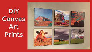 If you are considering i would like to have copies of my deceased brothers paintings reproduced in smaller format such as 8.5 x 11. How To Make Canvas Prints With Your Own Photos Diy Youtube