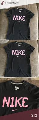 Black And Pink Nike T Shirt Nike T Shirt Dri Fit Pink And Black Nike T Shirt Super Soft Nike Tops Pink Black Nikes Black Nikes Nike