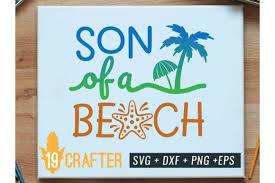 Download Son Of A Beach Summer Holiday Svg Graphic By Great19 Book Template Summer Holiday Summer Beach PSD Mockup Templates