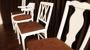 If the fabric on the cushion is showing age, has. Reupholstered Dining Room Chairs Interior Design