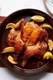 Put the chicken in a large roasting tin, then stuff the garlic and bay leaves into the cavity. 160 Best Chicken Recipes Ideas In 2021 Chicken Recipes Recipes Chicken