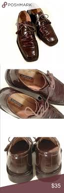 Florsheim Barletta Leather Dress Shoes D Width Florsheim Barletta Men S Ostrich Textured Leather Lace Up Oxfords In Excelle Leather Dress Shoes Florsheim Shoes