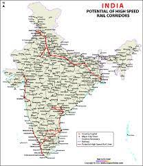 Bangalore To Secunderabad Distance By Road High Speed Rail Corridors, Bullet Train Network