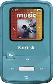 Slide up and hold for 5 seconds to turn off the player. Customer Reviews Sandisk Sansa Clip Zip Mp3 Player With 4gb Solid State Memory Teal Sdmx22 004g A57t Best Buy
