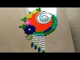Independence Day Rangoli Designs With Tricolor By Jyoti Rathod Youtube Free Hand Rangoli Design Small Rangoli Design Rangoli Designs