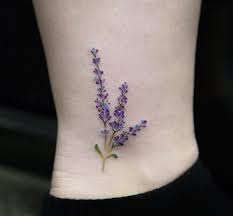 Lavender Flower On Ankle By Georgia Grey Lavender Tattoo Tiny Tattoos Tattoos