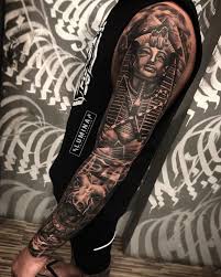 Geniales Full Sleeve Bei Lumina Tattoo Studio Von Fredy Lumina Streichen Fur Bei Eg Agypten Tattoo Tattoo Studio Armeltatowierungen