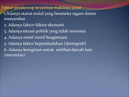 Konsekuensi negatif mobilitas sosial tercermin dari. A Proses Terjadinya Mobilitas Sosial Ppt Download