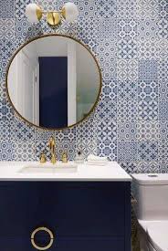 Air force blue open shelf double vanity sink with white countertop. Top 50 Best Blue Bathroom Ideas Navy Themed Inte Wallpaper Celular