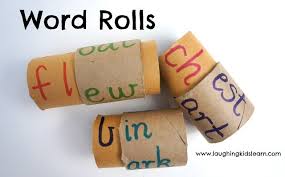 Word Rolls Laughing Kids Learn Kids Learning Word Activities Teaching Reading