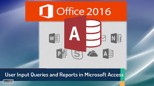 User Input Queries And Reports With Date Range In Microsoft Access 2016 Youtube