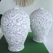 Atolyem Serra Tulay Esen Serra Cini Handmade Instagram Hesabina Bir Fotograf Ekledi Hlyydgms Icin Tahrirledigim Abajur Takimi 2020 Abajur Vazolar Desenler