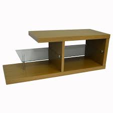 If you have a black veneer end table, find a black tv stand. Halo Chunky Tv Stand Entertainment Unit Coffee Table Oak Watson S On The Web Furniture Storage And Homewares