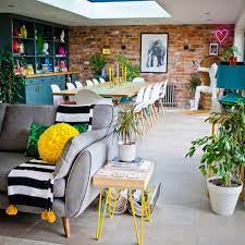House Tour A Fabulously Fun Colourful Family Home Audenza Open Living Room Design Living Room Decor Modern Open Plan Living And Dining