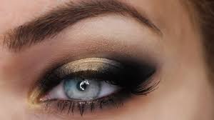 black gold smokey eye tutorial