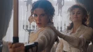 Millie bobby brownhenry cavillsam claflinhelena bonham carterlouis partridgeburn gormanadeel akhtarsusan wokomafrances de la tourfiona shaw. Helena Bonham Carter And Millie Bobby Brown On Enola Holmes Bbc News