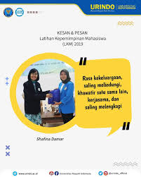 Pesan dan kesan pak abnela kanwil kementerian agama. Kesan Dan Pesan Latihan Universitas Respati Indonesia Facebook
