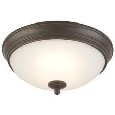 Commercial Electric Oil Rubbed Bronze Led Flush Mount Hui8011l 2 Orb At The Home Depot Led Ceiling Lights Led Flush Mount Glass Shades