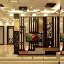 Maybe you would like to learn more about one of these? 40 Stylish Homes With Modern Interior Design Artcraftvila Room Partition Designs Wall Partition Design Living Room Partition