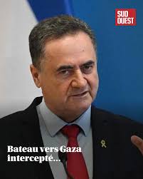 Bateau vers Gaza intercepté : le ministre de la Défense israélien ordonne  que la « vidéo d'horreur » du 7 octobre soit projetée aux passagers  🔗https://l.sudouest.fr/4WC