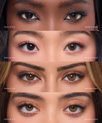 Brown Eyes Lentillas Hazel Honey Day