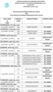 Datesheet for cbse class xii for class x click here. Cbse Date Sheet 2020 Cbse Exam Date Sheet 2020 Date Sheet For Remaining Class 10 12 Exams Released