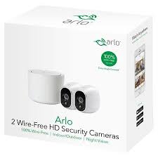 Arlo 2 Camera Indoor Outdoor Wireless 720p Security Camera System Vms3230 White Walmart Com Security Camera System Wireless Home Security Systems Home Security Systems